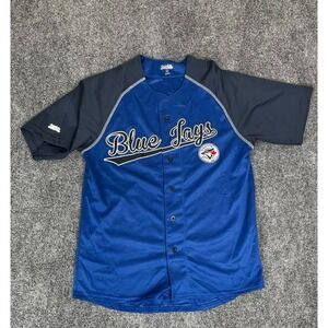 Stitches Toronto Jays Blue -Dark Blue MLB Jersey Short Sleeve Size M